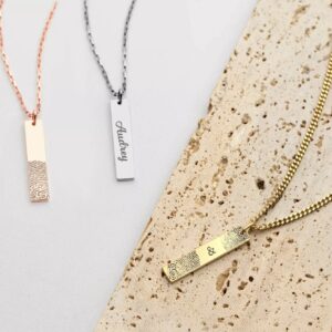 PERSONALIZABLE COLGANTE HUELLA