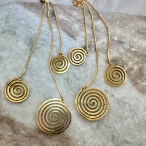 PENDIENTES ESPIRAL