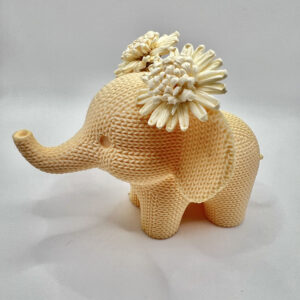 PENDIENTES RAFIA CREMA