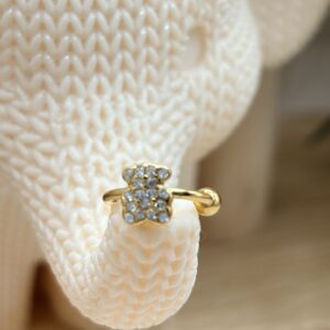 PENDIENTES EAR CUFF OSITO (AJUSTABLES)